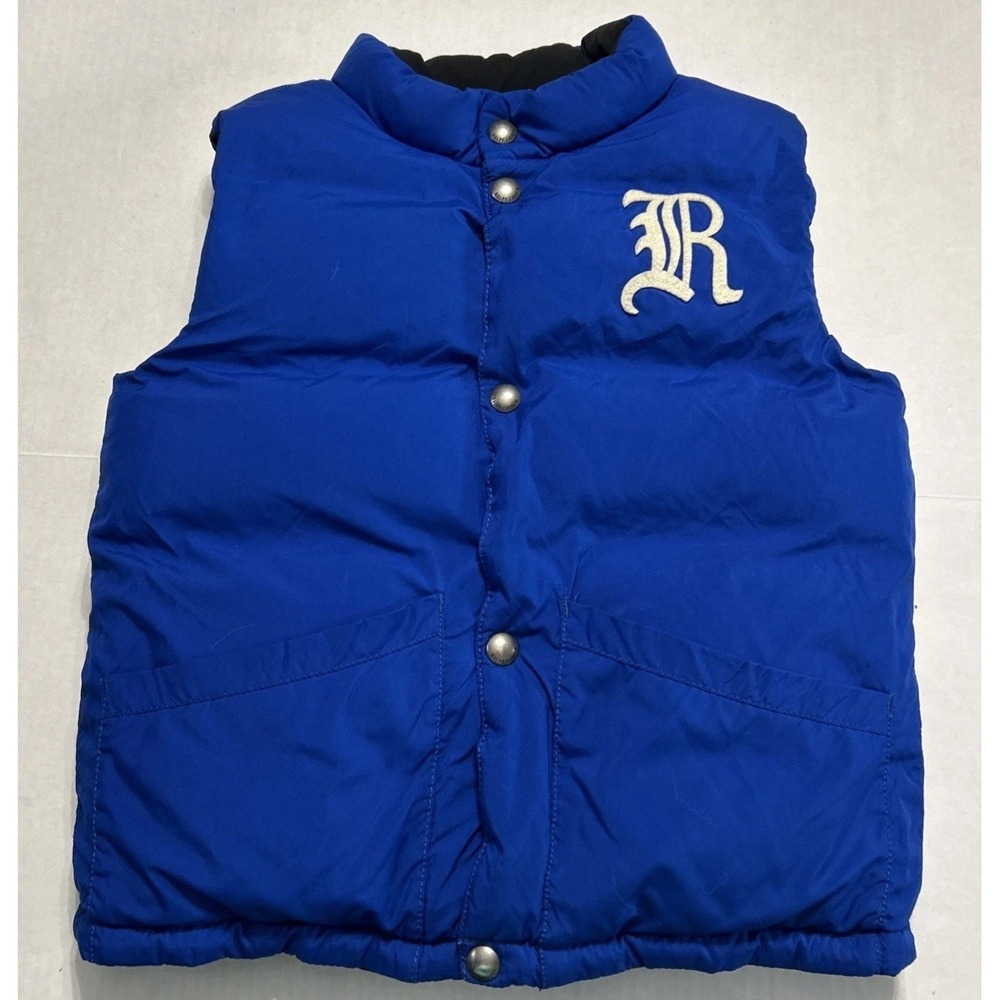 Boys Polo Ralph‎ Lauren Down Puffer Vest Reversible Sz 6